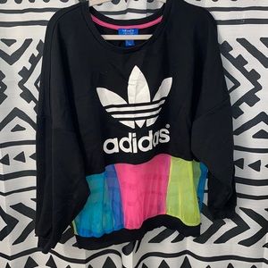 Adidas Sweatshirt w/ Mesh Bottom